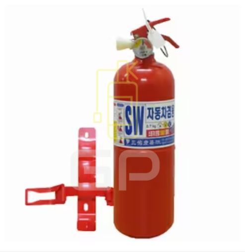 차량용 0.7kg 분말소화기 (거치대포함)